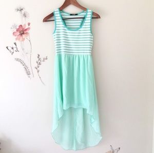 5/$25 Flowy Mint Hi-low Dress sz XS
